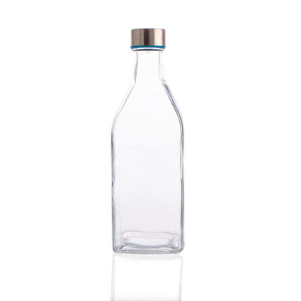 BOTELLA CUADRADA 1L TRANSPARENTE REFLEX HABITAT QUID REF. 7522036