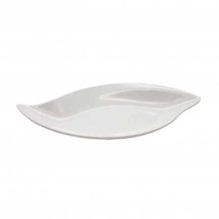 FUENTE OVAL 38X20X5 MELAMINA BLANCO 123820CW REF. 4734