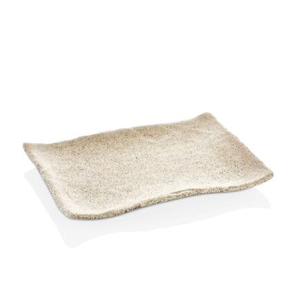 FUENTE RECT. 34X23 MELAMINA 30034 GRANITO BCO REF. 4676