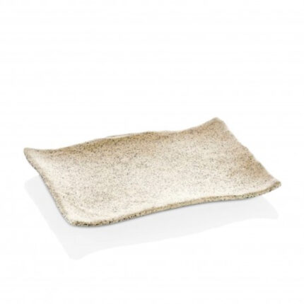 FUENTE RECT 28X19 MELAMINA 30027 GRANITO BCO REF. 4675