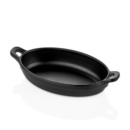 CAZUELA OVAL MELAMINA 15X8X3'5 REF. 4621 (24016 NEGRO)