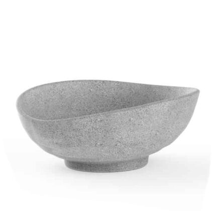 ENSALADERA OVAL MELAMINA 24X20 REF. 4636 (36024 GRANITO GRIS)