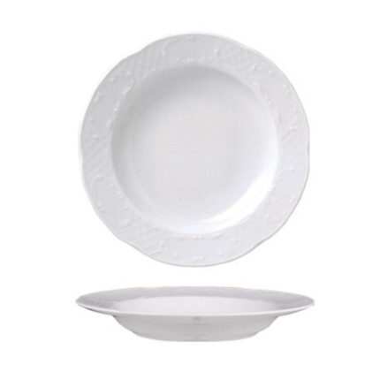 PLATO HONDO 24CM MODELO AUGUSTA/ FLORA