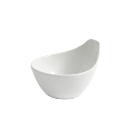 BOWL APERITIVO PORCELANA BLANCA 8X6 MODELO "UMIA" REF.4229B C/6 UNIDADES