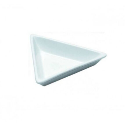 RABANERA APERIITIVO TRIANGULAR BLANCA 12CM REF. 01S0224