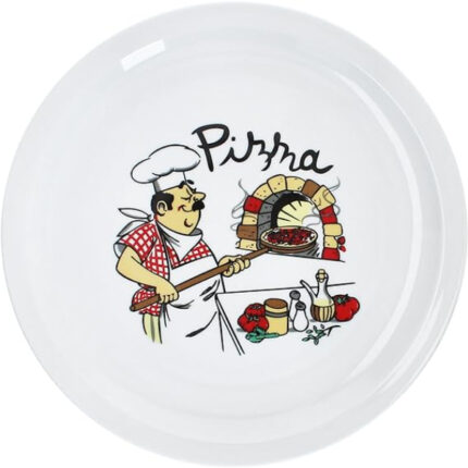 PLATO PIZZA DECORADO 30CM DUOMO REF. WA25490