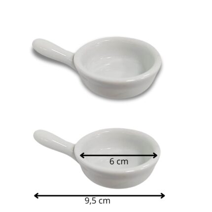 SALSERA MINI SARTEN CON RABO  REF. 1341B C/6 UNIDADES