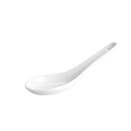 CUCHARITA MING PORCELANA 14CM BLANCA REF. 2083B C/6 UNIDADES