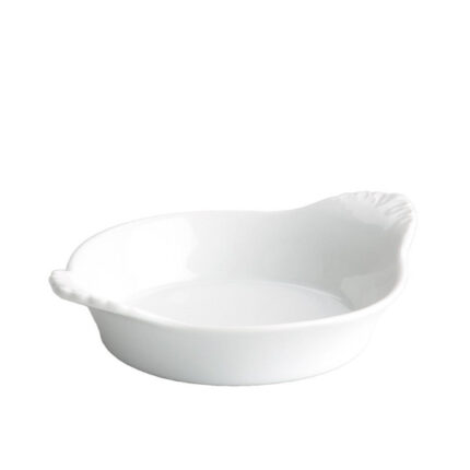 PLATO HUEVO PORCELANA 15CM BLANCO