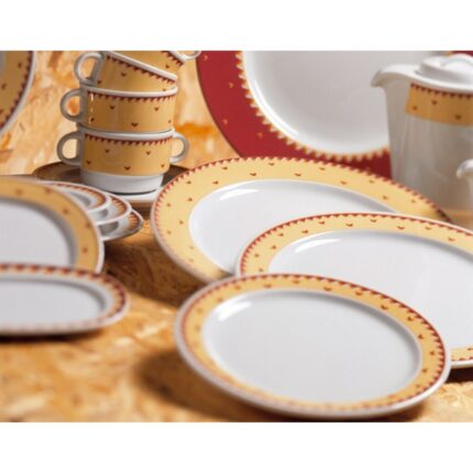 PLATO POSTRE 20CM MODELO 3000 DECORADO TIJUANA