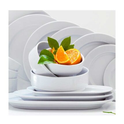 FUENTE OVAL PORCELANA 33X21 MODELO CORAL