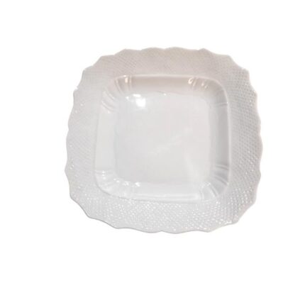 FUENTE PORCELANA CUADRADA MODELO "ETNIA" 28X28 CM REF. 2217B