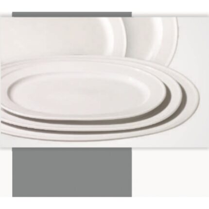 FUENTE PORCELANA OVAL 33X23X2'5 MODELO OVIEDO REF. 01S0087
