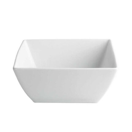 ENSALADERA CUADRADA PORCELANA 20X20X9  MODELO MING REF.1275B