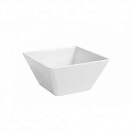 BOWL APERITIVO 8X8X4 CUADRADO BLANCO MODELO MAYA/ MING P/6 UNIDADES