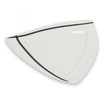 PLATO TRIANGULAR PORCELANA 33X3 MODELO RABAT VIA  REF.2536B