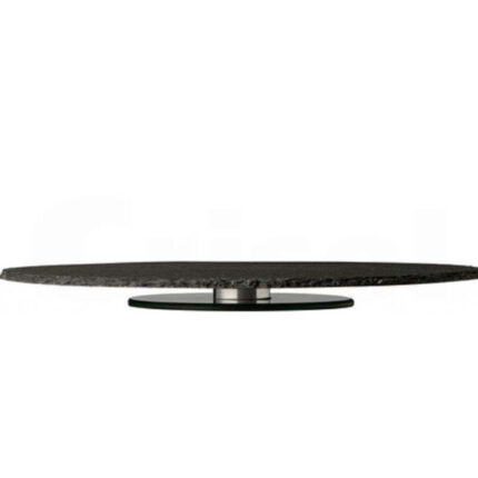 PLATO GIRATORIO PIZARRA NATURAL BASE CRISTAL 35CM REF. 61235