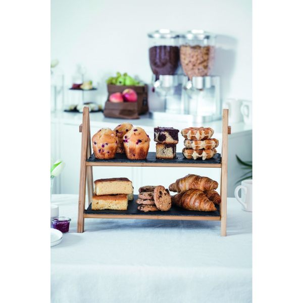 SOPORTE EXPOSITOR RECTANGULAR PIZARRA REF. 61233 - Imagen 2