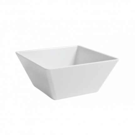 BOWL PORCELANA CUADRADO BLANCO 10X10X6 MAYA/ MIMOZA REF. 2380