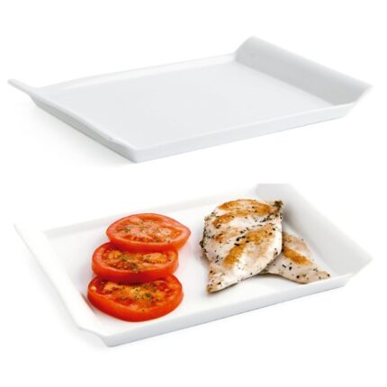 FUENTE PORCELANA PLANCHA 26X18 CM GASTRO FRESH QUID REF. 7406017