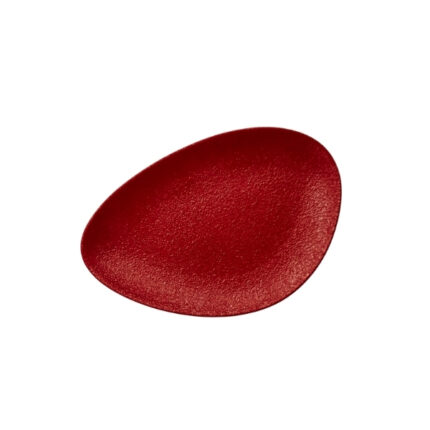 PLATO TRIANGULAR 21CM ROJO ANTRACITA ARIANE