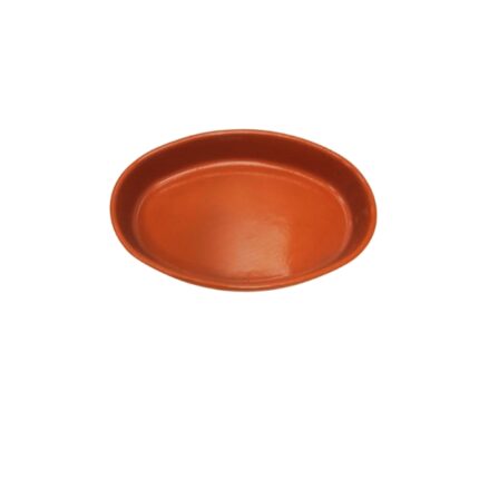 CAZUELA OVAL 30CM TERRACOTA CRUDA