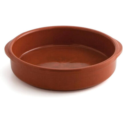 CAZUELA BARRO CON ASAS 23CM