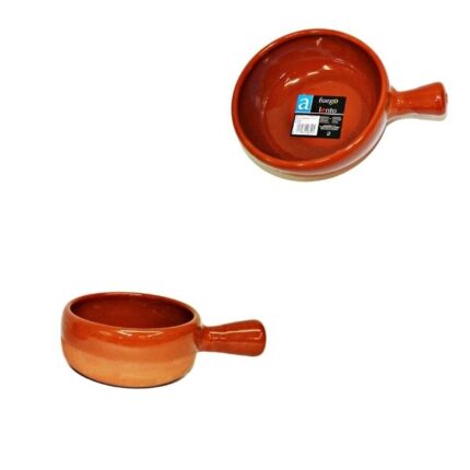 SARTÉN BARRO LLANA 13X7 (FUEGO LENTO)