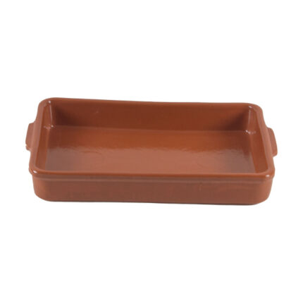 CAZUELA BARRO  RECTANGULAR 25X20CM