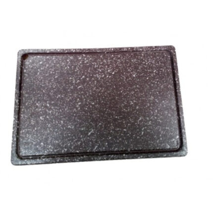 FUENTE PIEDRA RECTANGULAR LLAMA JASPEADA CON BORDE PARA ACEITE 32X22X2 REF. 4471