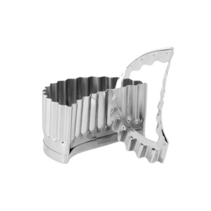 CORTA PASTA RIZADO INOX MEDIA LUNA