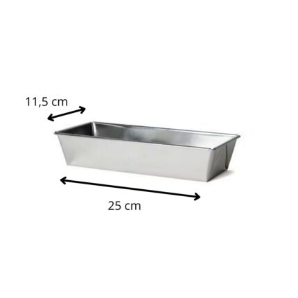 MOLDE CAKE 25CM ESTAÑADO MODELO ANDREA