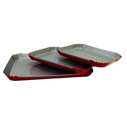 JUEGO 3 RUSTIDERAS ANTIADHERENTE ALUMINIO ROJA