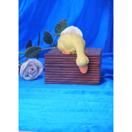 FIGURA PATO RESINA COLGANTE (NO INCLUYE CAJA MADERA)