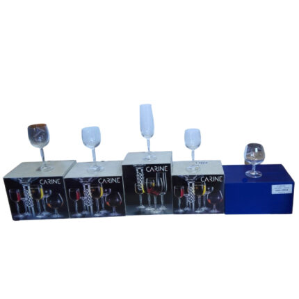 CRISTALERIA 30 PIEZAS MODELO CARINE BOHEMIA