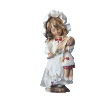 FIGURA NIÑA PEINANDO MUÑECA FL-42