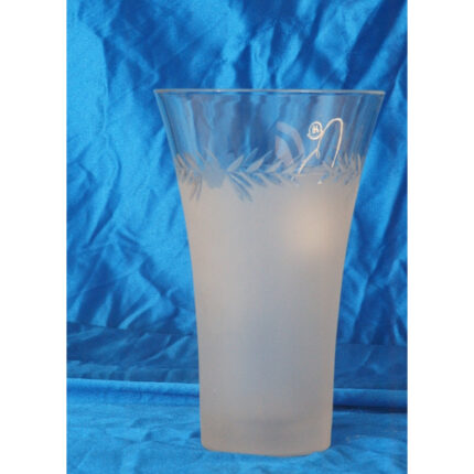 FLORERO CRISTAL- ARENA CON BOCA ANCHA