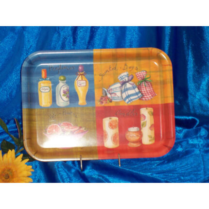 BANDEJA SERVIR RECTANGULAR 31X23 DECORADA