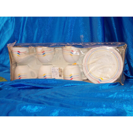 ESTUCHE CAFE 6 TAZAS+6 PLATOS HARMONIA MODELO RONDO