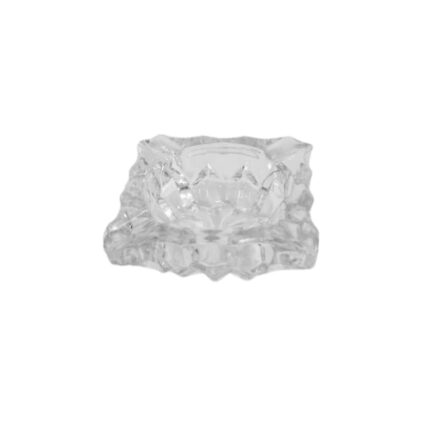 CENICERO CRISTAL CUADRADO 9CM PICOS REF. 684