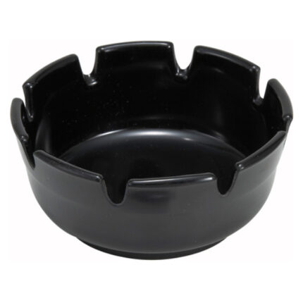 CENICERO MELAMINA 9CM NEGRO REF. 22031