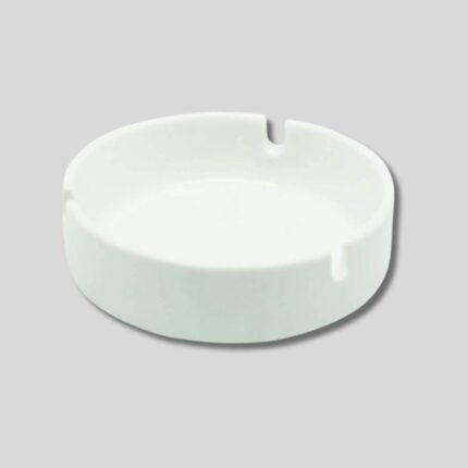 CENICERO PORCELANA BLANCO 15CM HOSTELERIA
