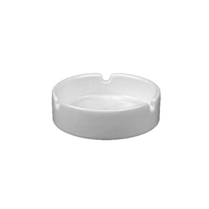 CENICERO PORCELANA BLANCO 10CM HOSTELERIA