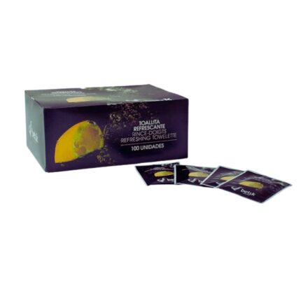 TOALLITA LIMON REFRESCANTE P/100 UNIDADES MARCA BETIK