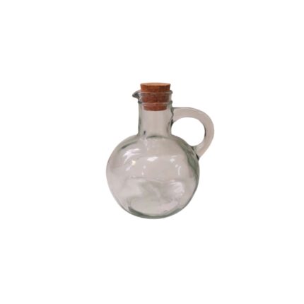 ACEITERA CRISTAL BOLA 250CC CON TAPON CORCHO