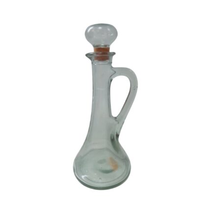 BOTELLA CRISTAL 500CC MODELO LUGANO TAPON CORCHO Y CRISTAL