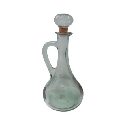 BOTELLA CRISTAL 700CC MODELO GALAXY TAPON CORCHO Y CRISTAL