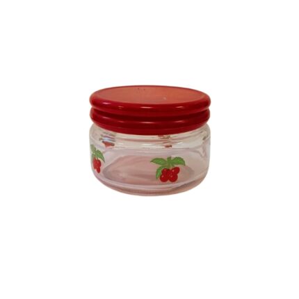 TARRO CRISTAL HERMETICO DECORACION CEREZAS MINI