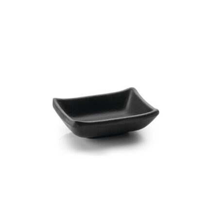 SALSERA RECTANGULAR 9X7X3 MELAMINA BLACK REF. 63379