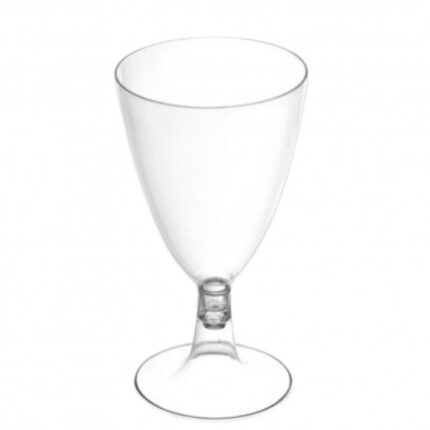 COPA PLASTICO AGUA/VINO TRANSPARENTE P/6 UNIDADES